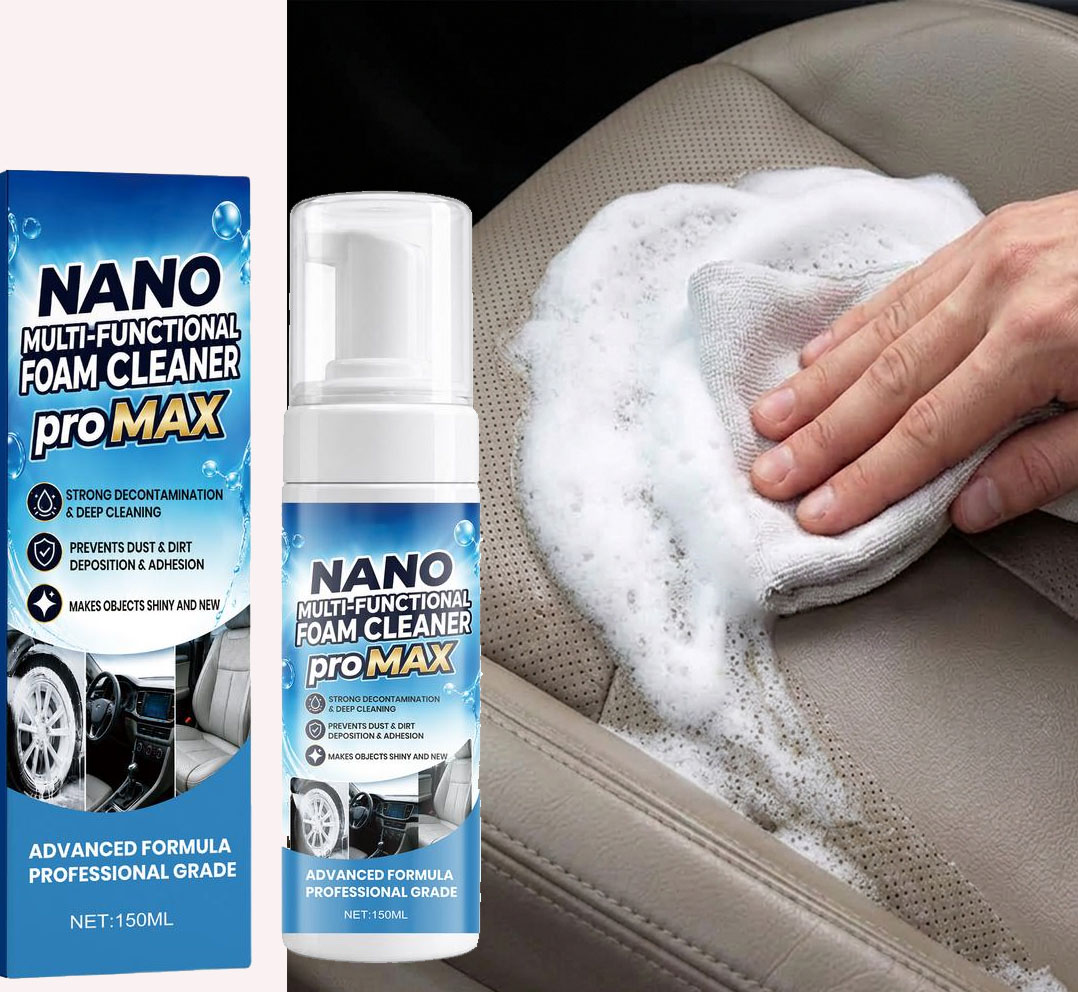 Seat Cleaner Fabric - Limpiador de espuma para eliminar manchas