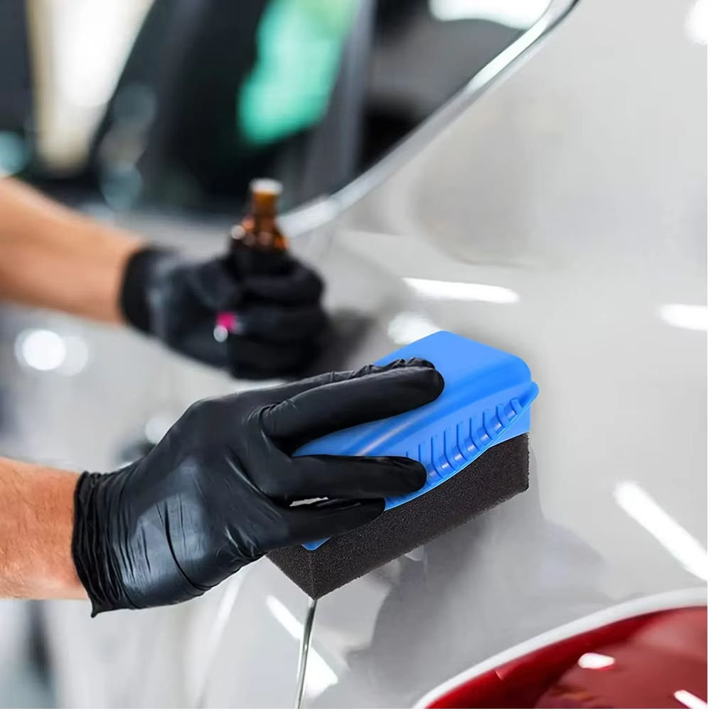 Cepillos de esponja para limpi - Wax Applicator Pad reseña y precio
